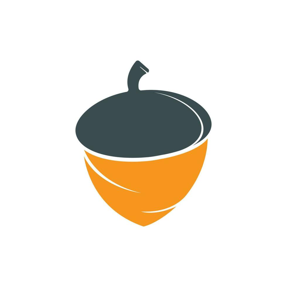 Creative Acorn Concept Logo Design Template. Acorn logo illustration vector template.