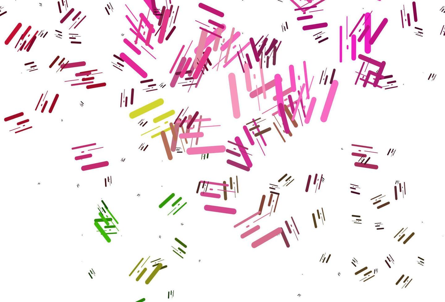 Light Pink, Green vector texture with colorful lines.