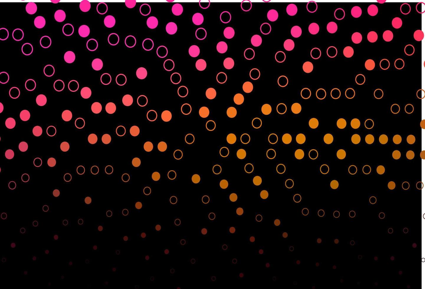 Dark Pink, Yellow vector pattern with spheres.