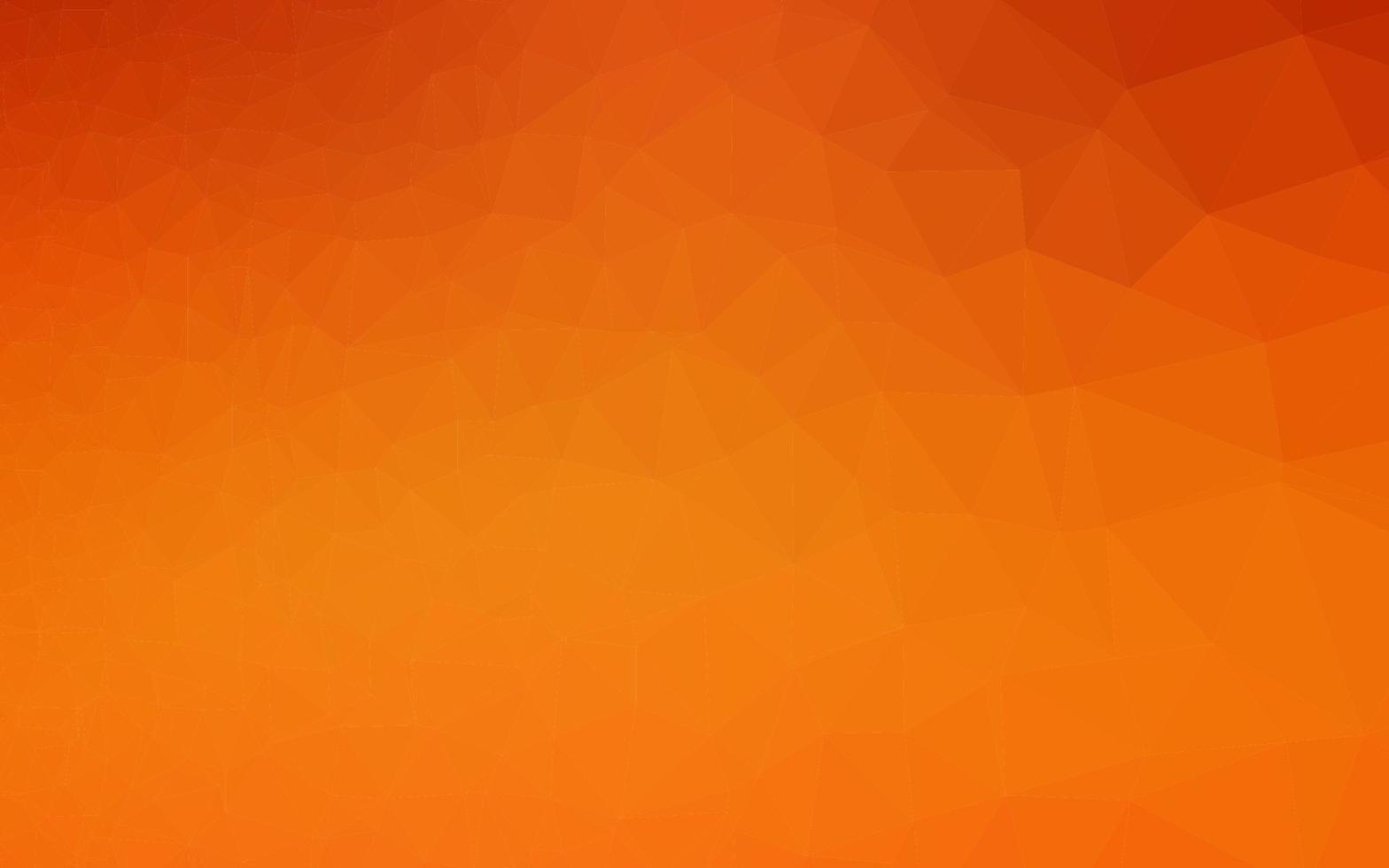 Light Orange vector abstract mosaic background.
