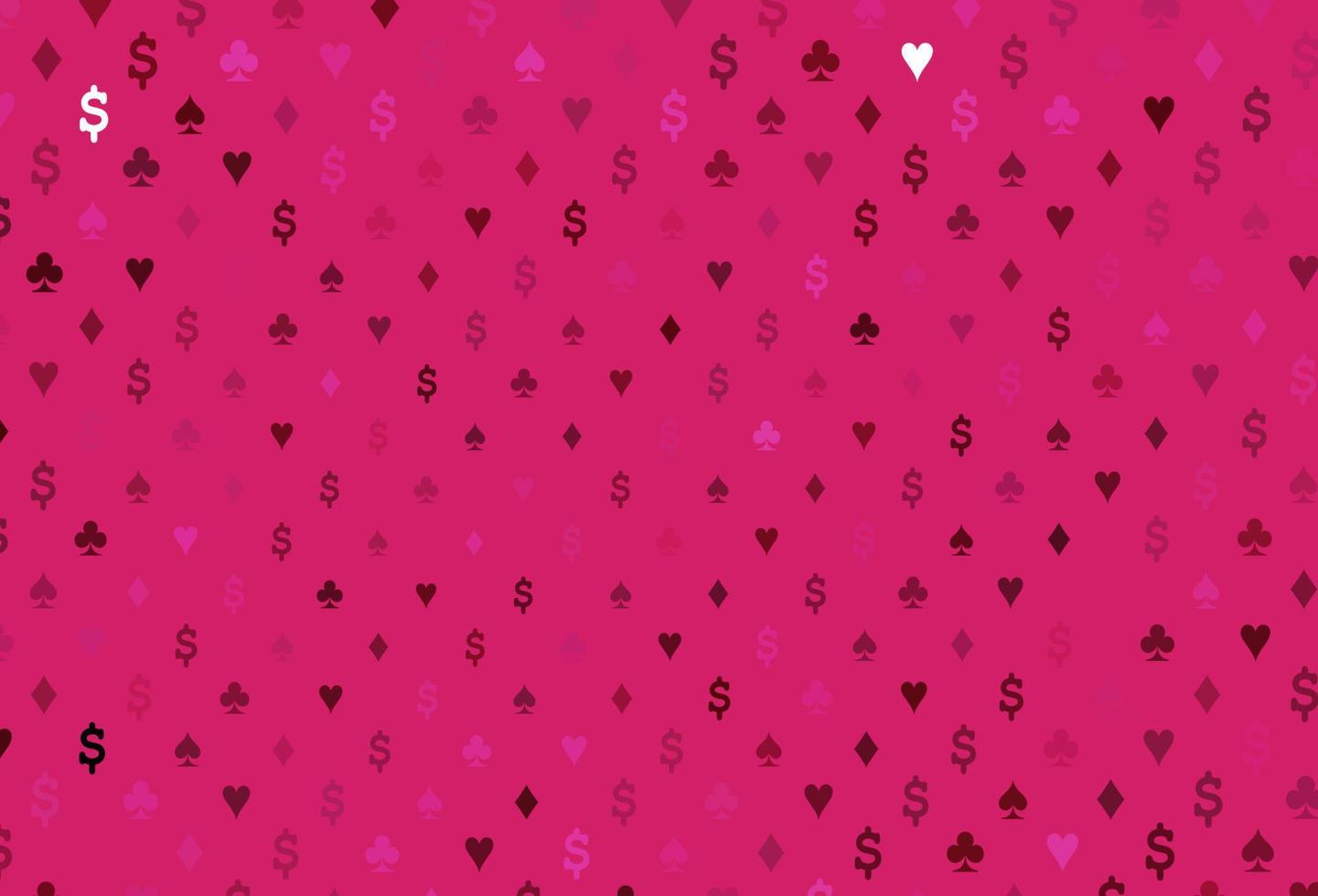 diseño de vector de color rosa oscuro con elementos de tarjetas.