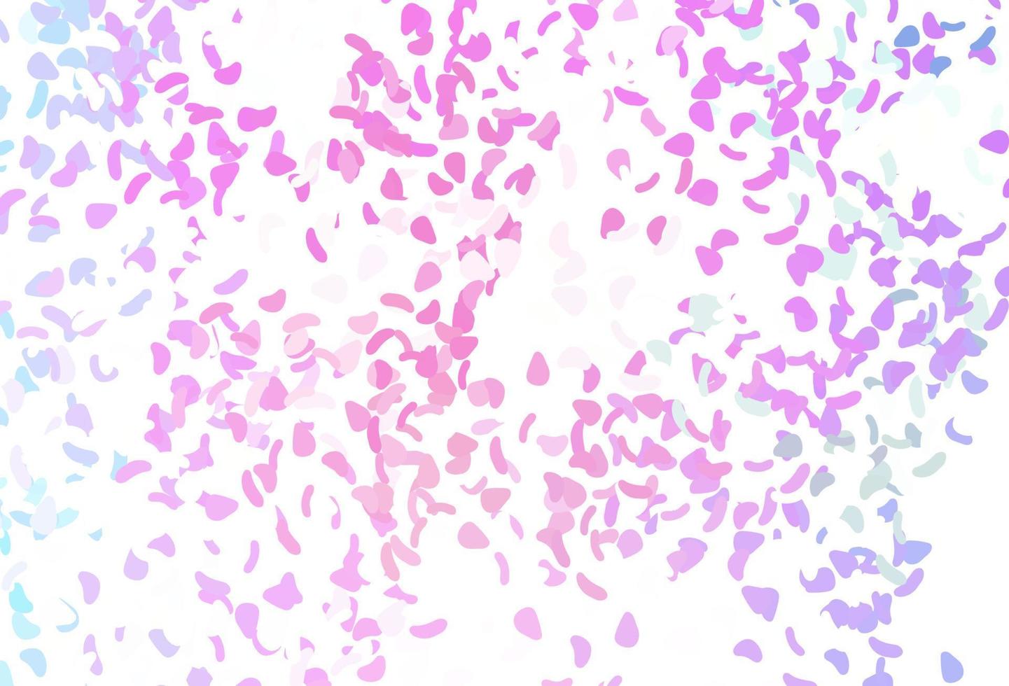 Light pink, blue vector template with memphis shapes.