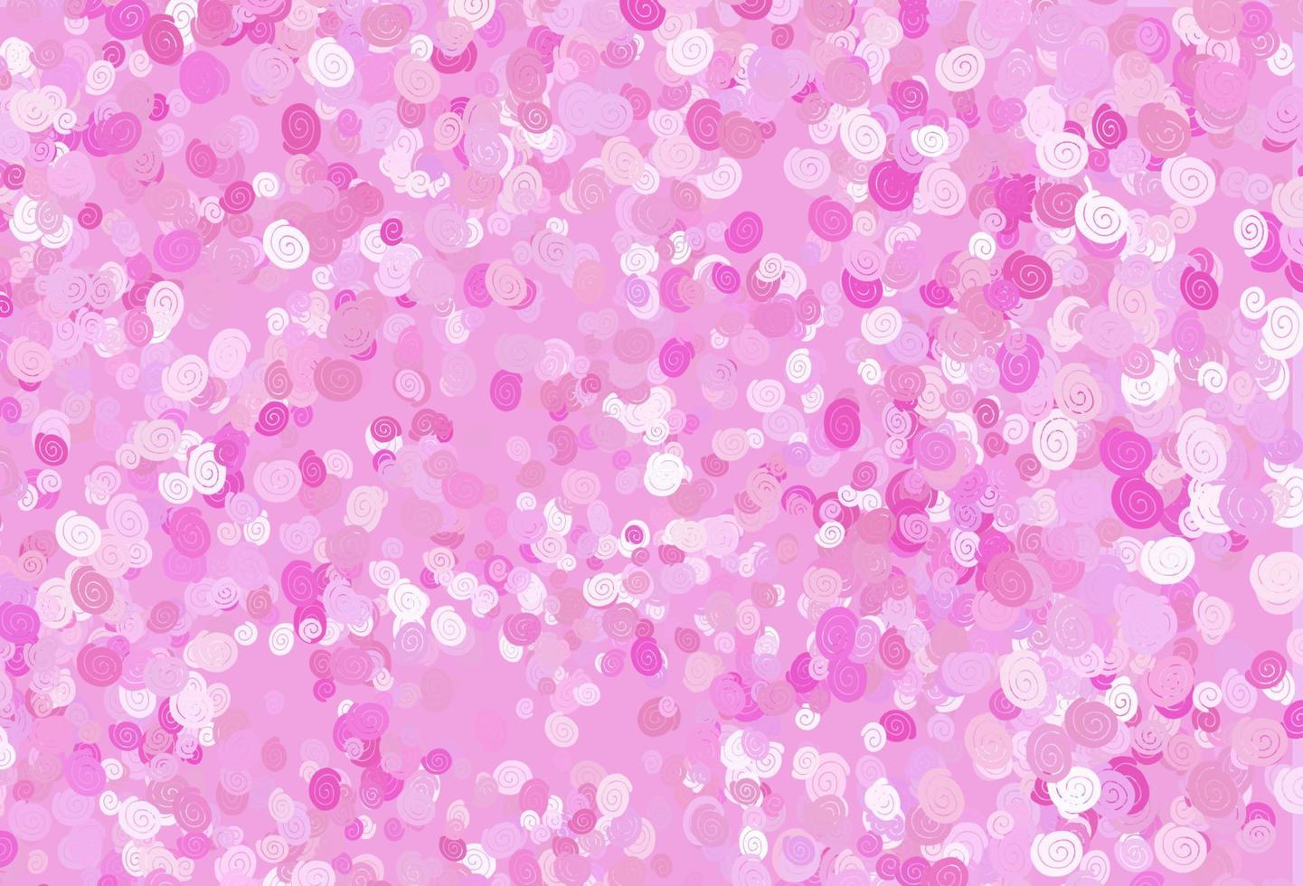 Light Pink vector template with bent lines.