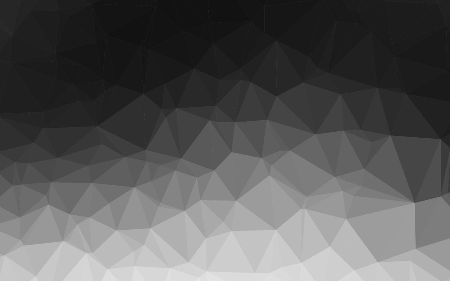 Dark Silver, Gray vector polygonal template.