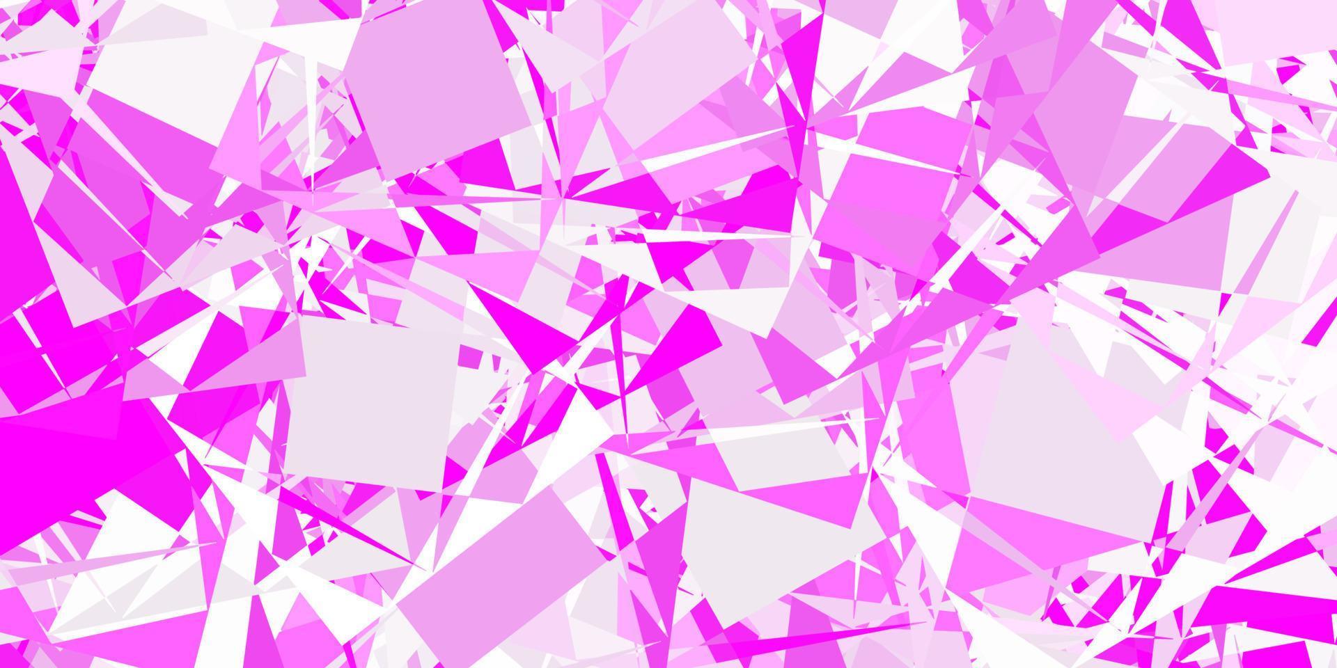 Light Purple, Pink vector background with triangles. 13359841 Vector