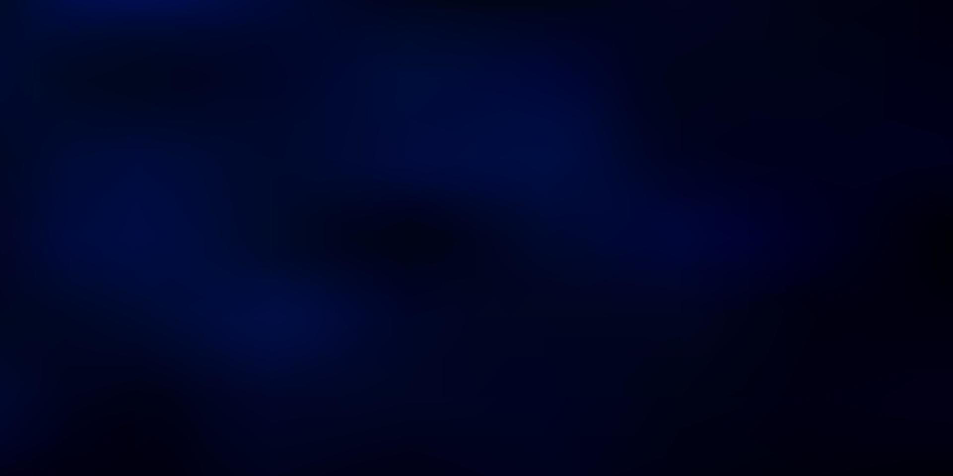 Dark blue vector abstract blur template.