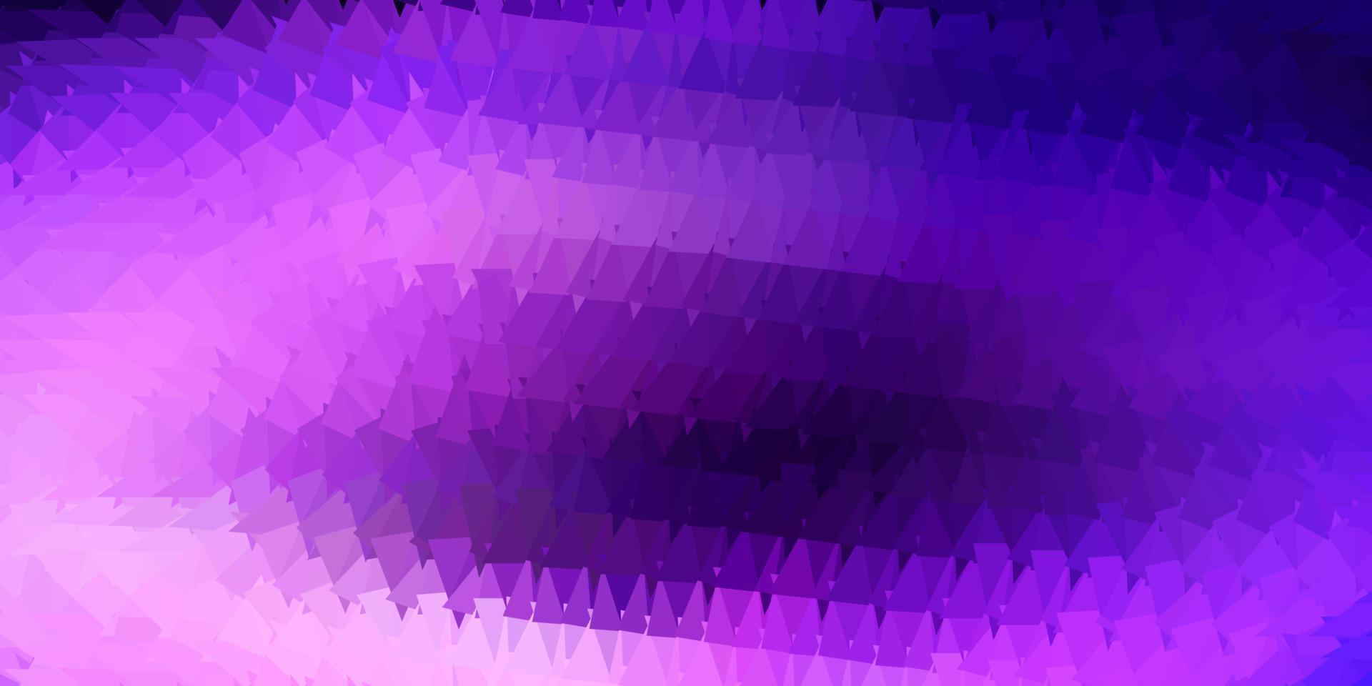 Fondo poligonal vector púrpura, rosa oscuro.
