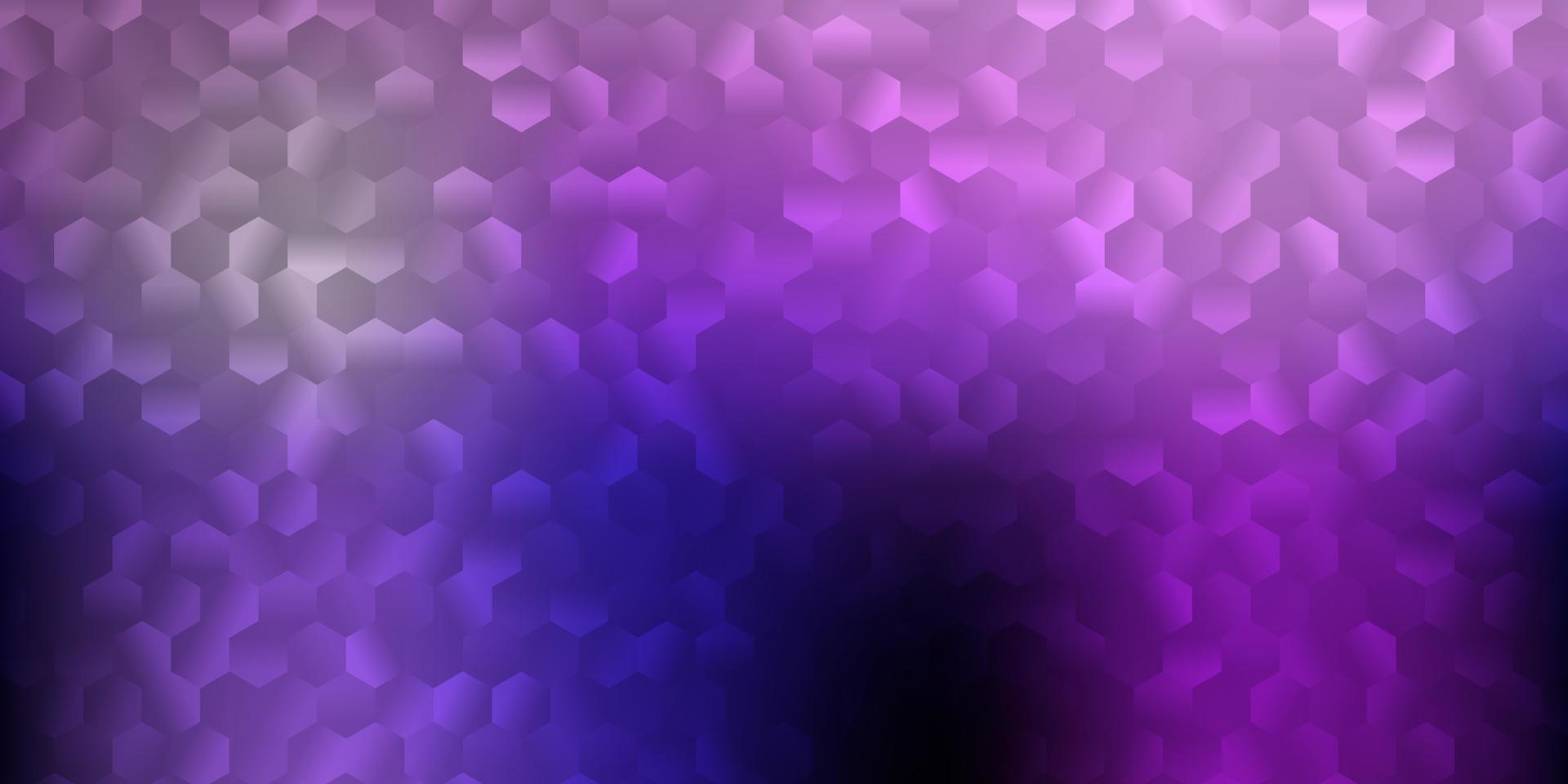 Light purple vector cover with simple hexagons.