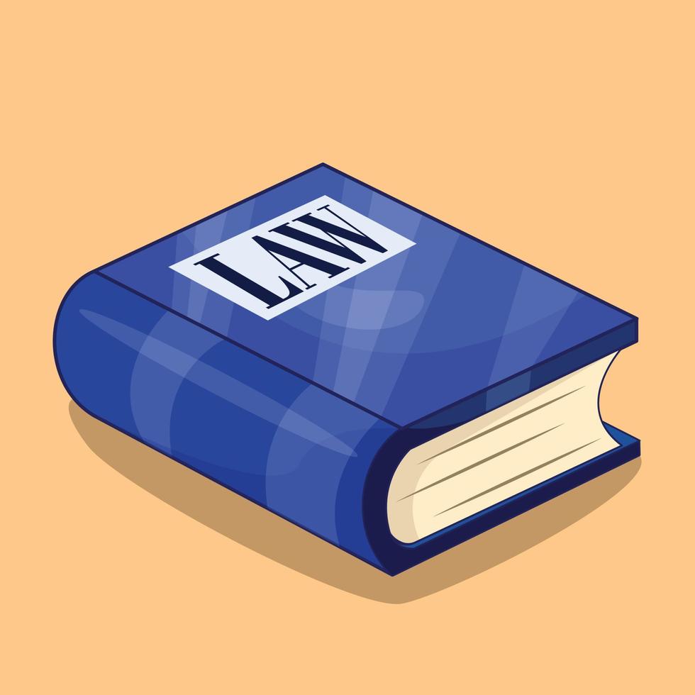 Book of Law Illustration Vector