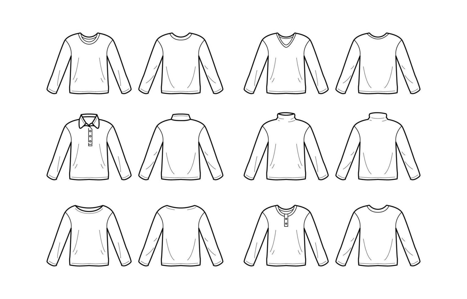 Long Sleeve TShirt Mock Up 13360223 Vector Art at Vecteezy