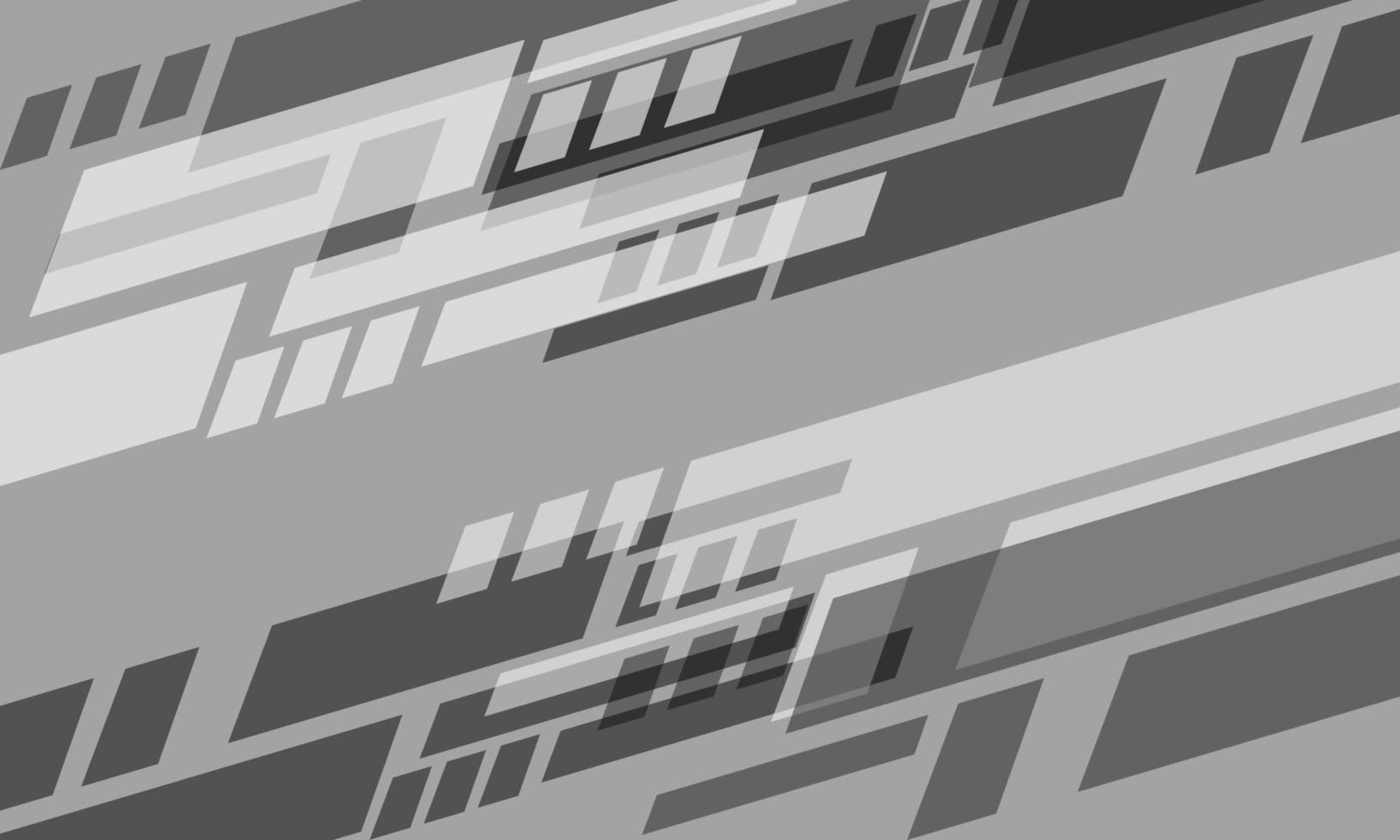 Abstract grey geometric cyber dynamic technology design ultramodern futuristic background vector