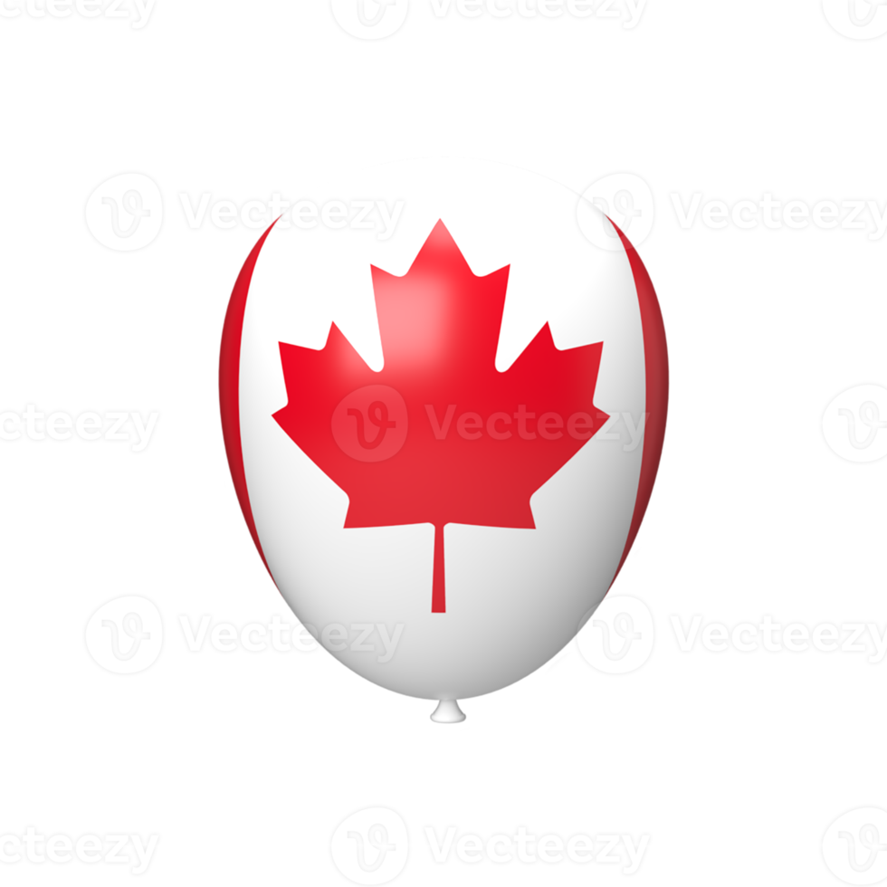 globo canadá renderizado 3d png