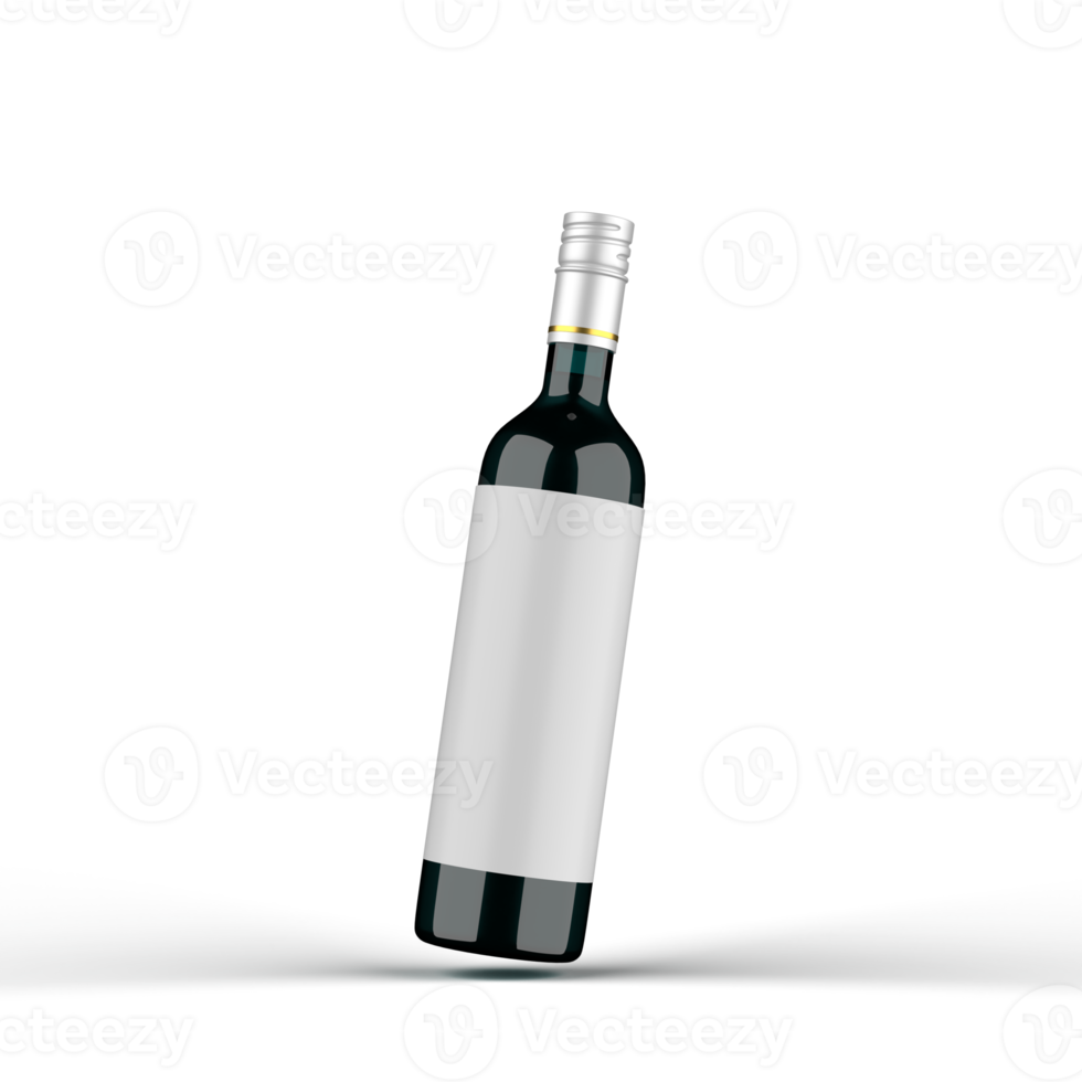 Glass Red Wine Bottle png