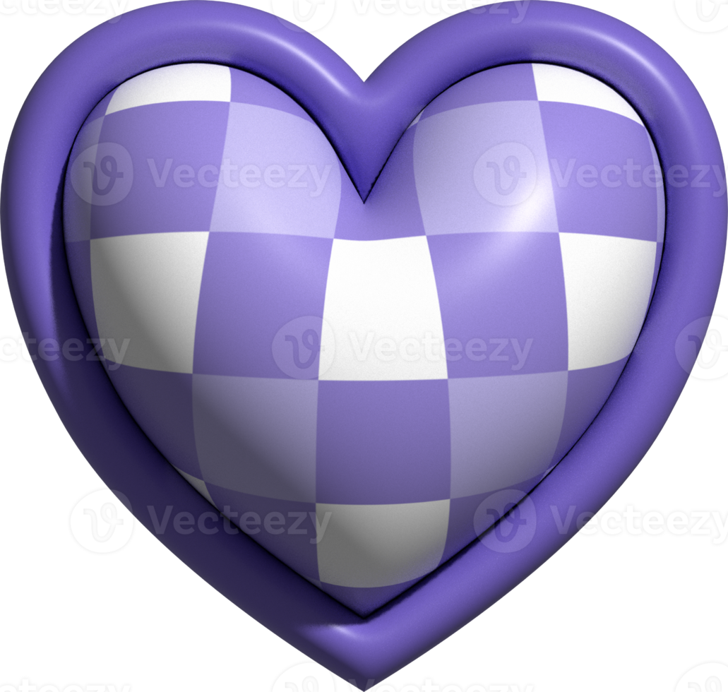 esthetisch schattig 3d dammen schaakbord hart vorm png