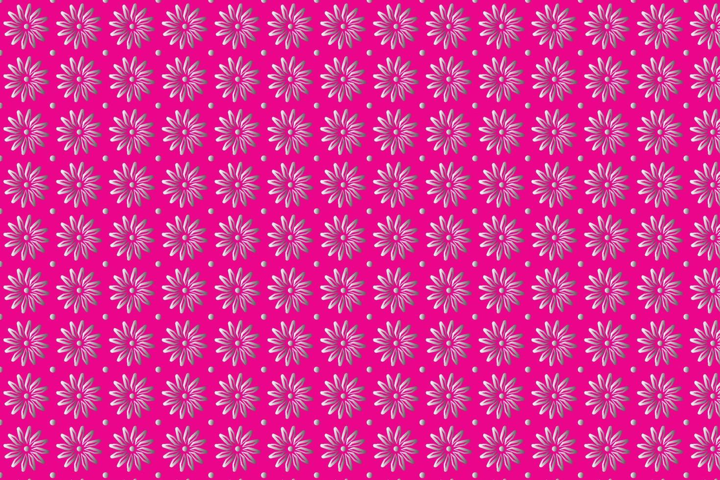 Flower Icon Pattern 10 vector