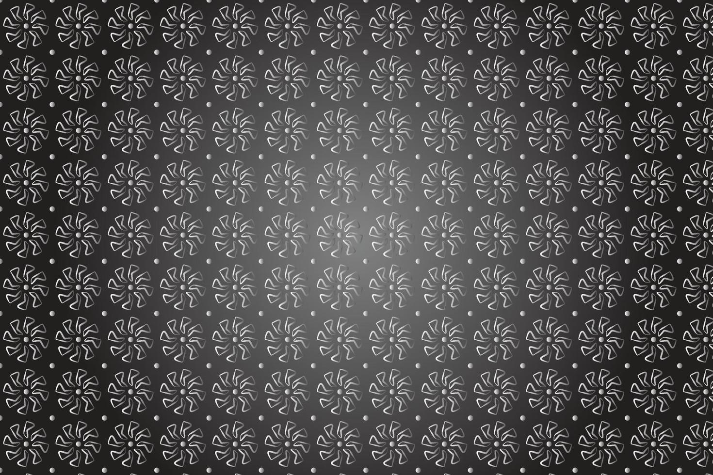 Flower Icon Pattern 06 vector
