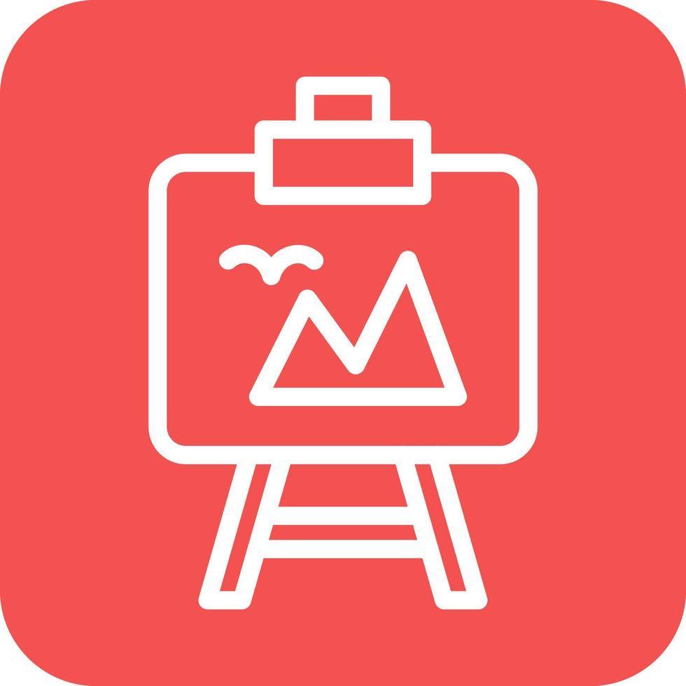 Easel Icon Style vector