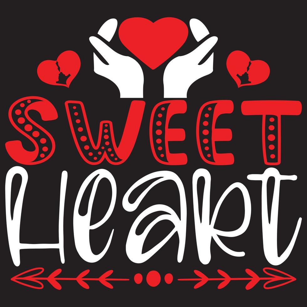 sweet heart design vector