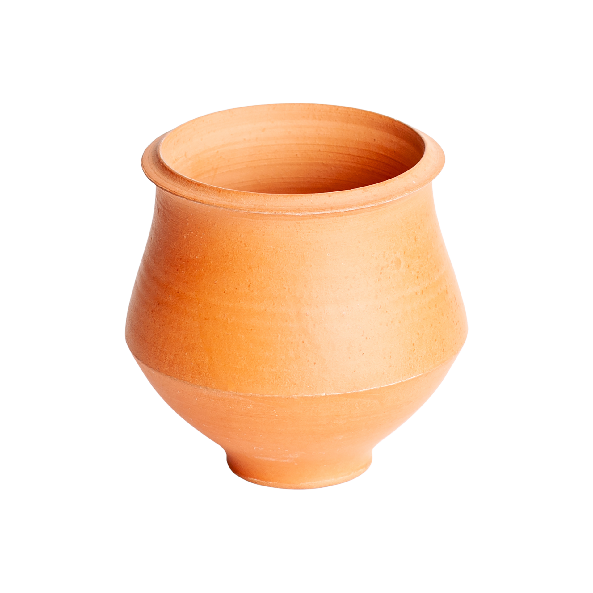 A brown clay bowl isolated on a white background 13362329 PNG