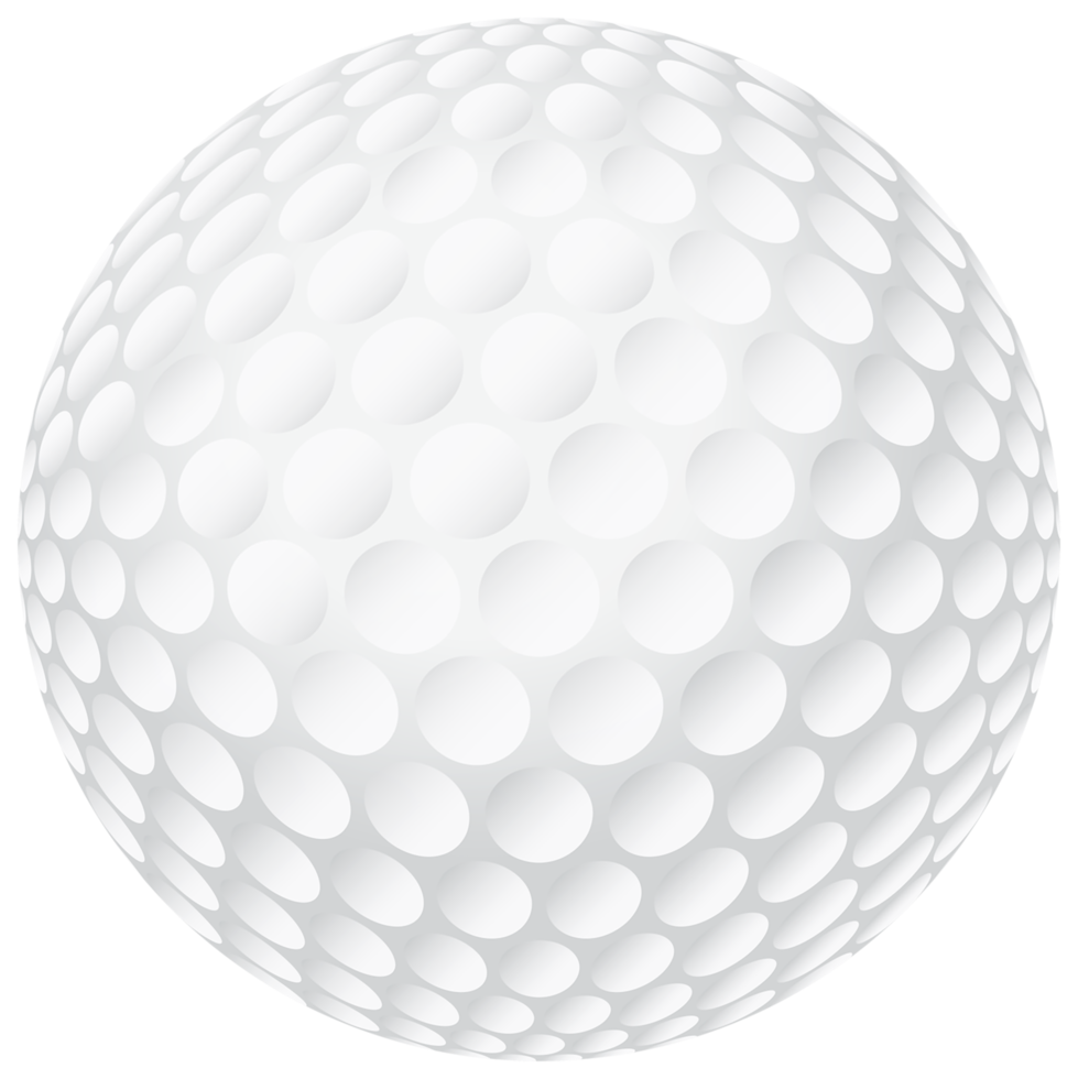 pelota de golf transparente png