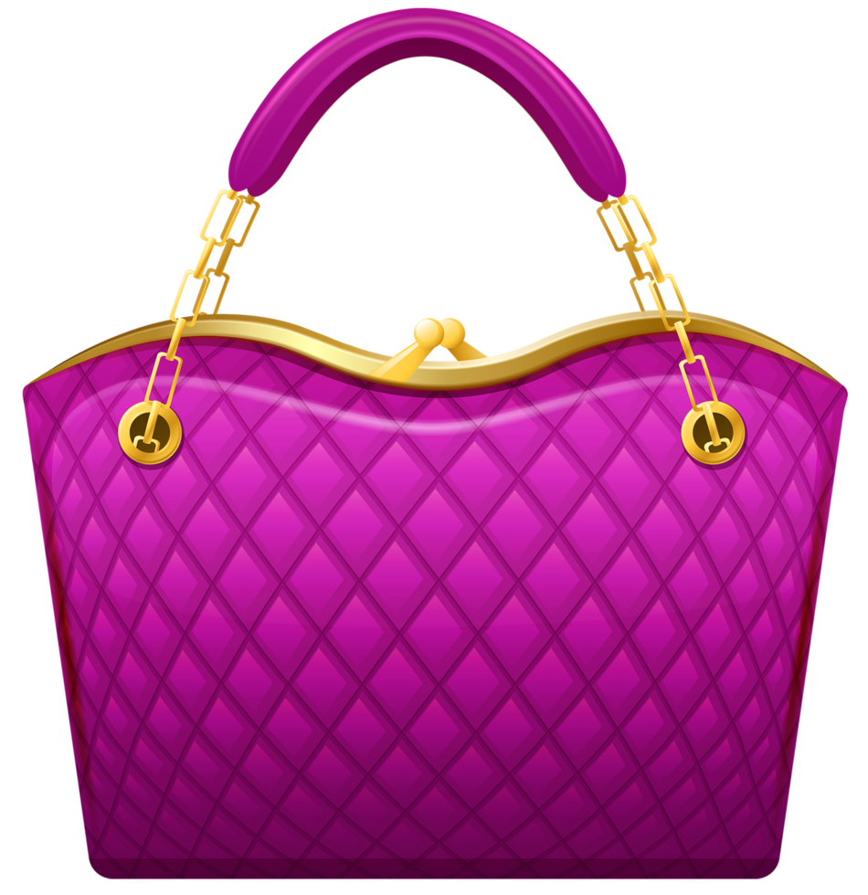 Pink Office Handbag png