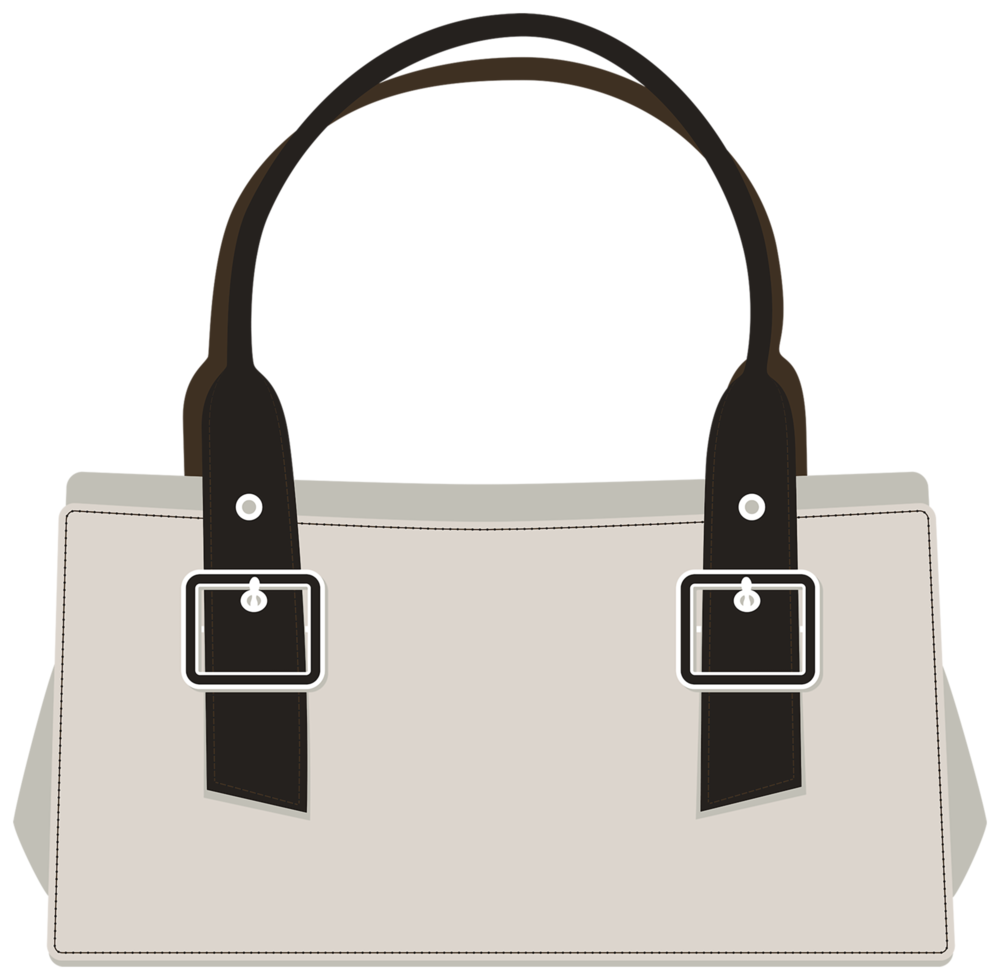 White Office Handbag png