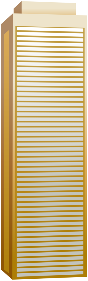 Yellow Skyscraper transparent background png