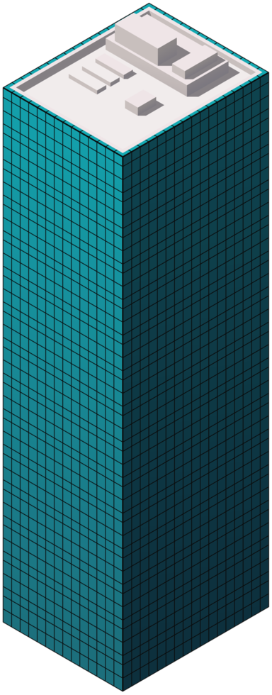 Blue Skyscraper transparent background png