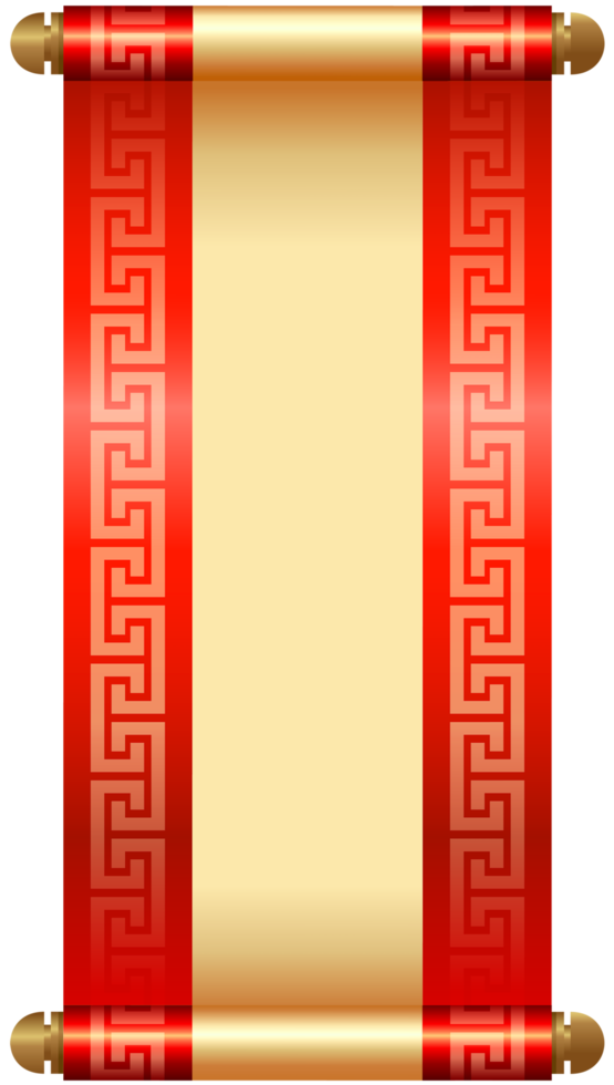 Chinese Scroll Transparent png