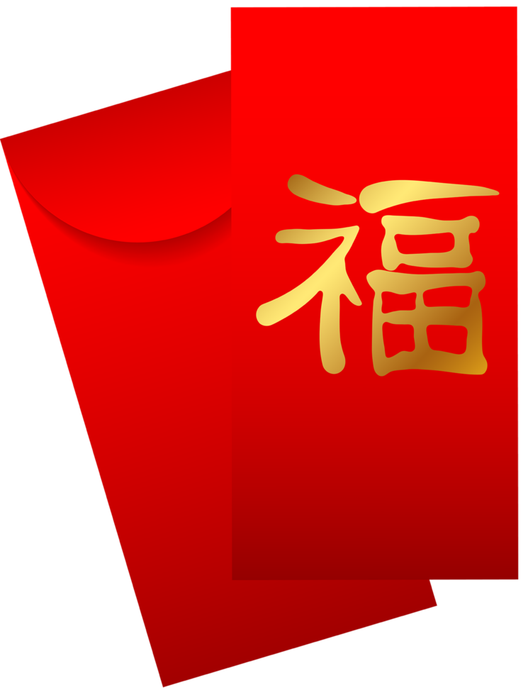 enveloppe chinoise transparente png