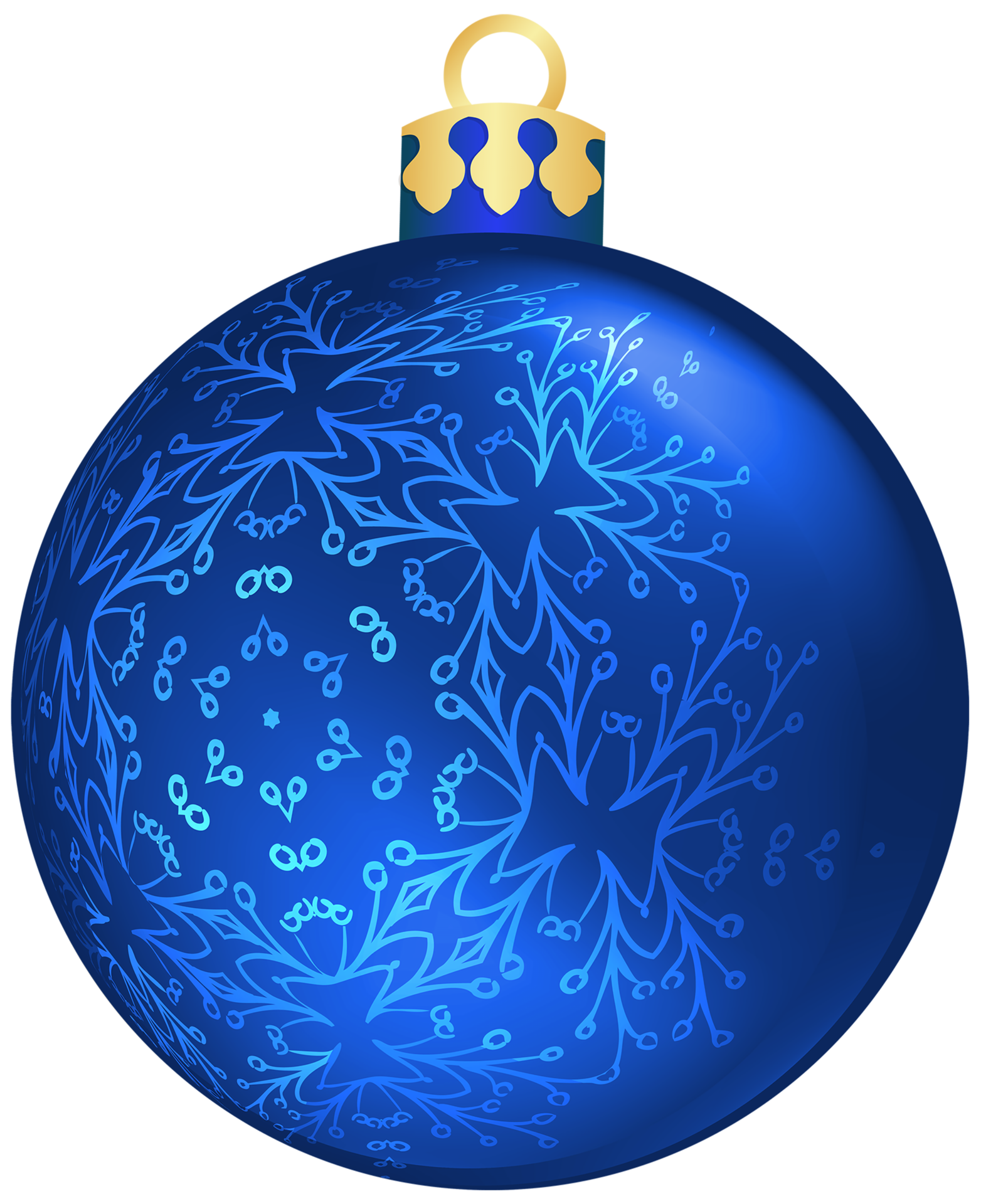 bola de navidad azul 13362681 PNG