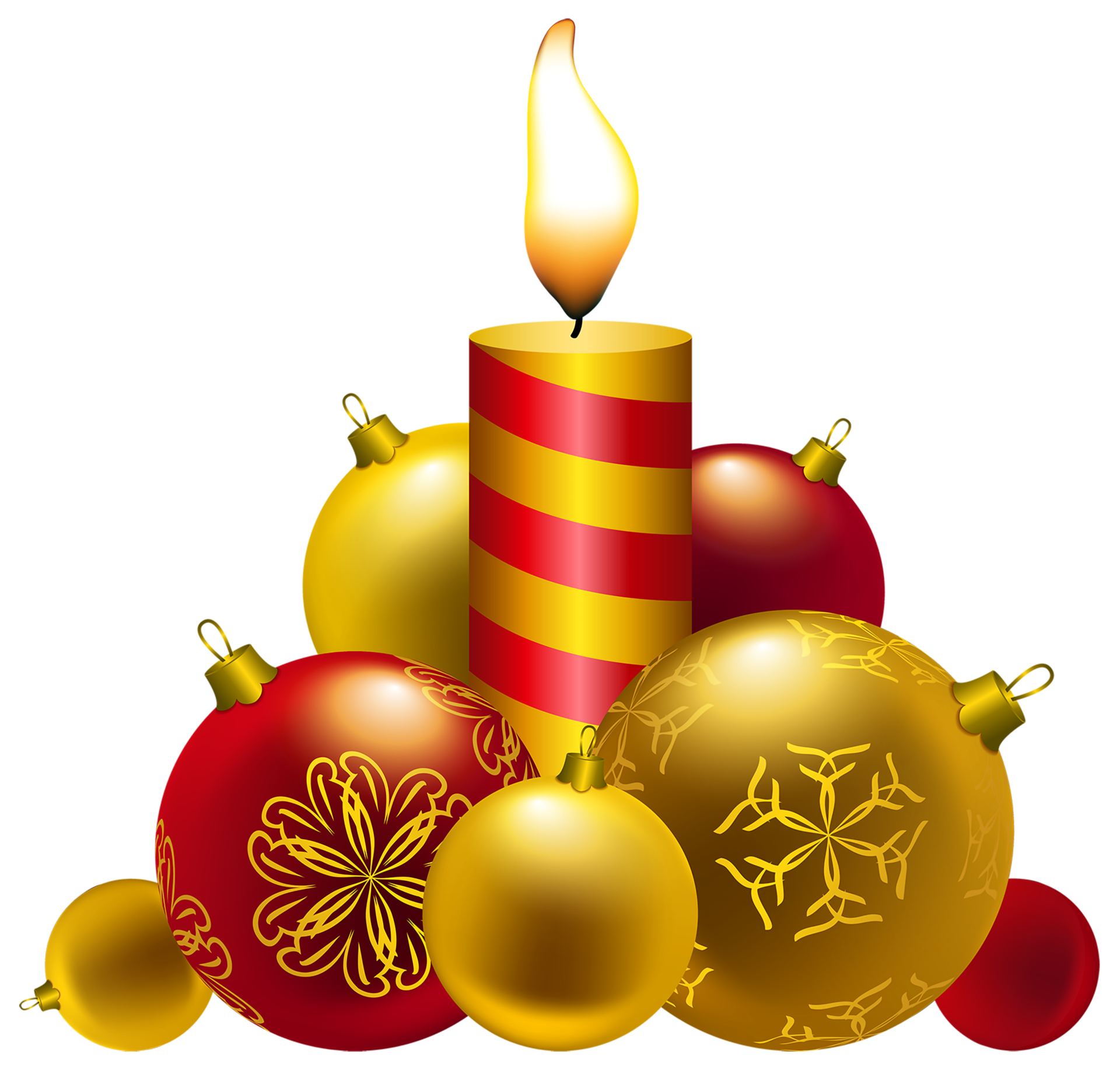 Christmas Candles Transparent 13362686 PNG