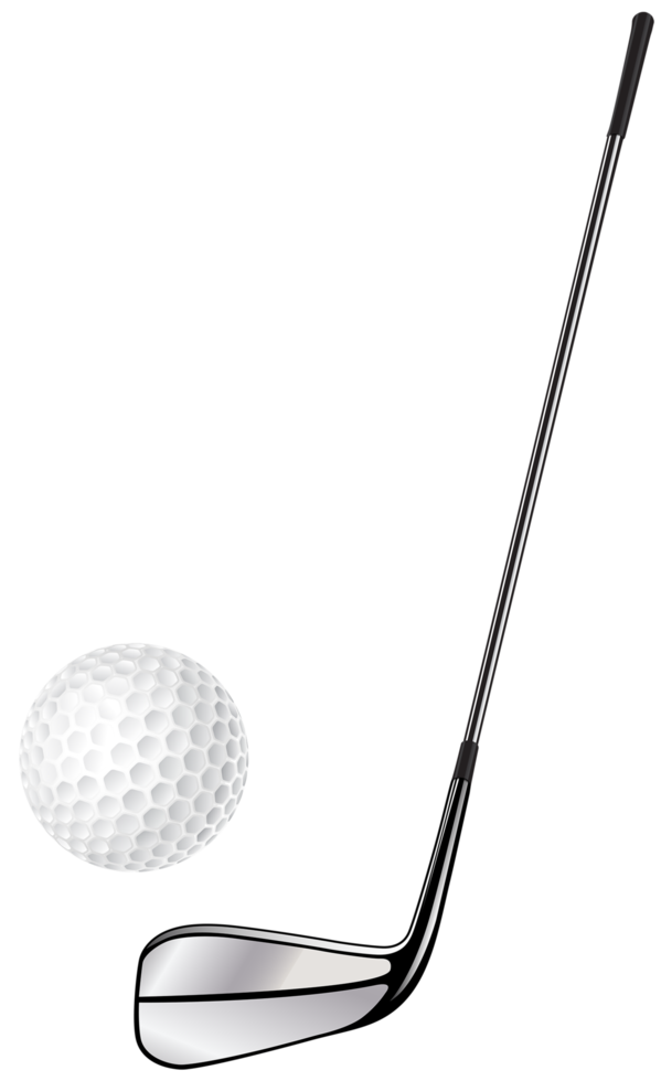 Golfschläger und Ball png