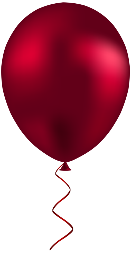 fiesta de cumpleaños con globos rojos 13362735 PNG