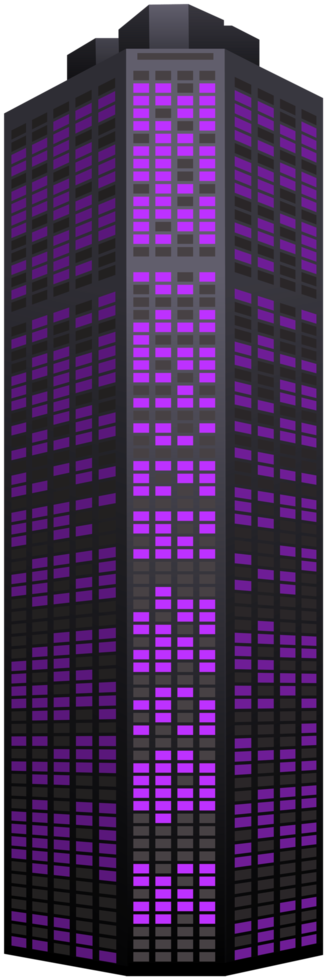 Purple Skyscraper transparent background png