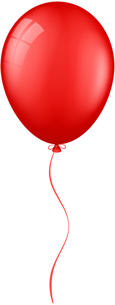 fiesta de cumpleaños con globos rojos 13362861 PNG