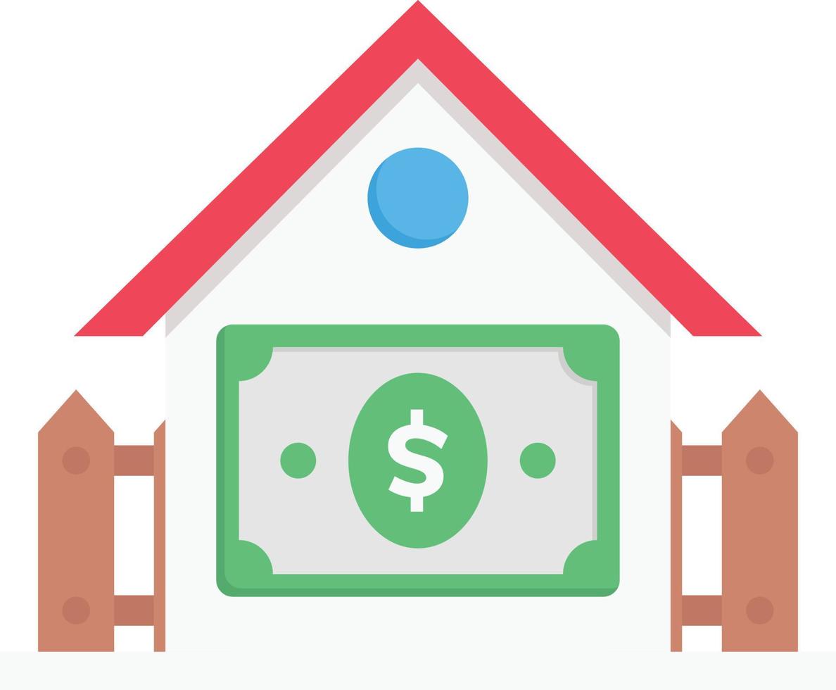 dollar house vector illustration on a background.Premium quality symbols.vector icons for concept and graphic design.