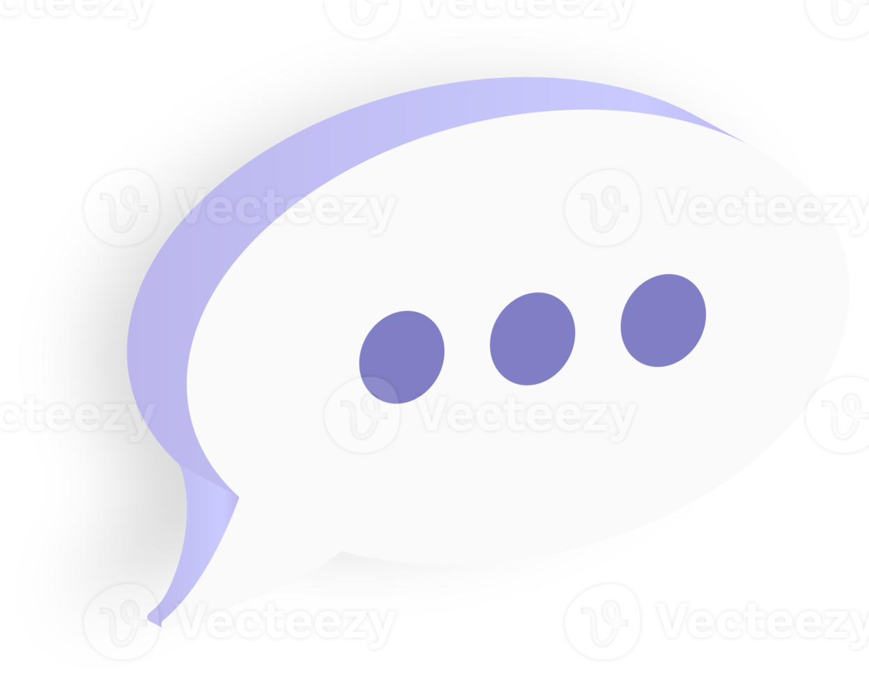 3D speech bubble icons illustration. Minimal blank 3d chat boxes sign. 3d png illustration.