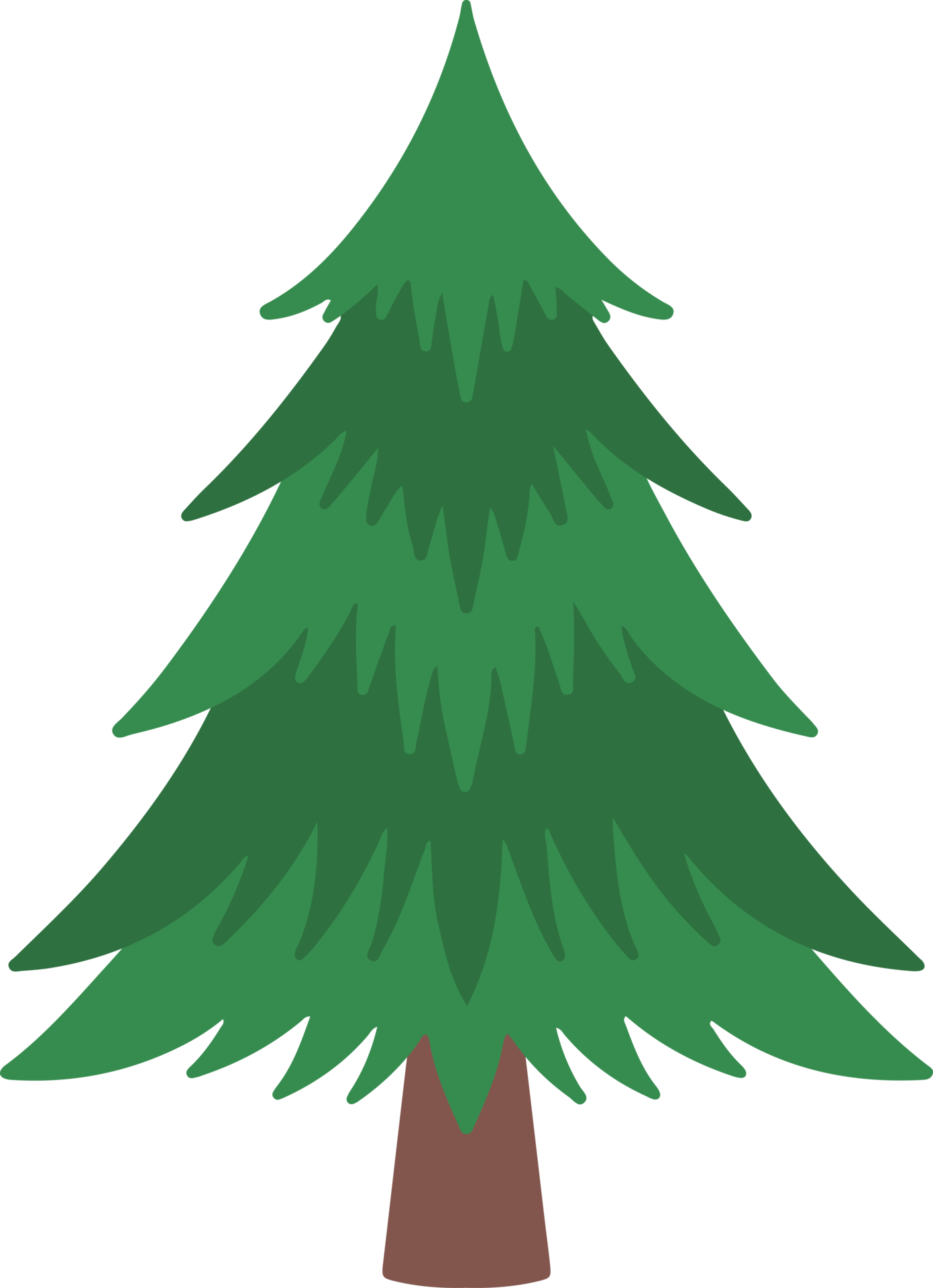 Pine Tree Clip Art Graphic Design Template Vector Image, 42% OFF 