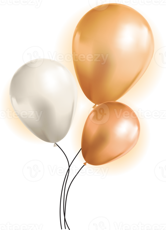 Party Holiday Birthday Background with Balloons png