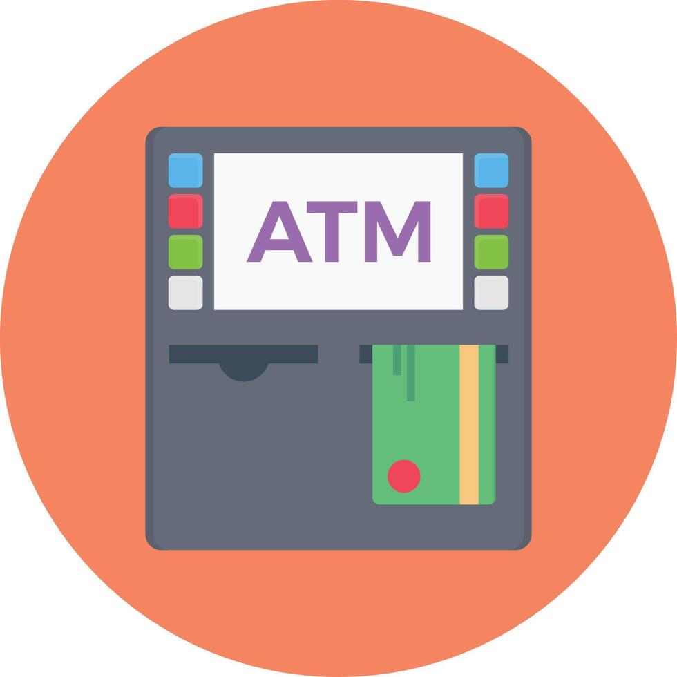 atm vector illustration on a background.Premium quality symbols.vector icons for concept and graphic design.