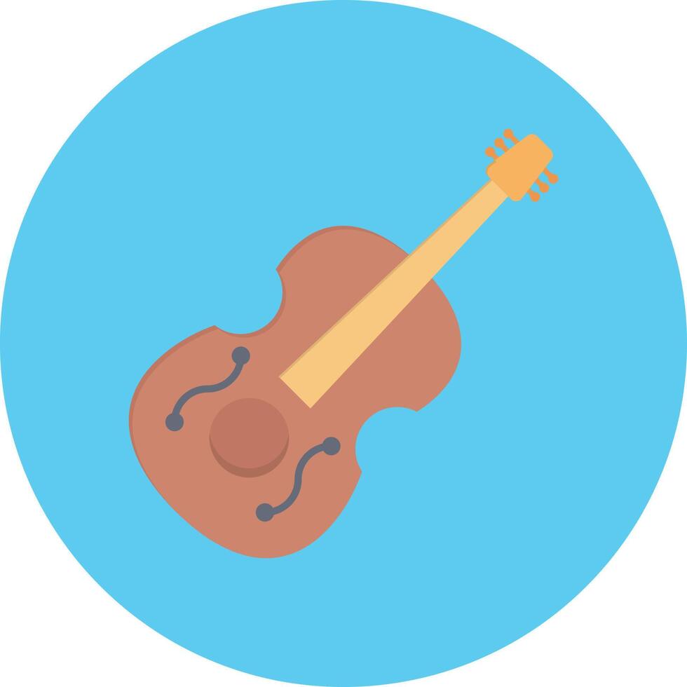 ilustración de vector de guitarra en un fondo. símbolos de calidad premium. iconos vectoriales para concepto y diseño gráfico.