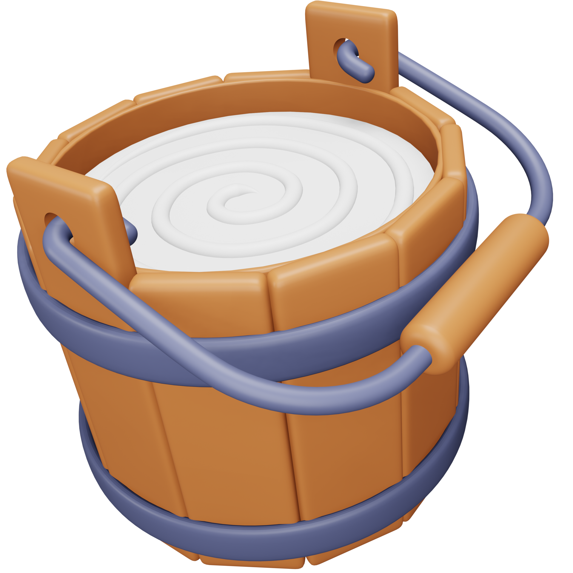 balde de leite ícone isométrico de renderização 3d. 13363770 PNG