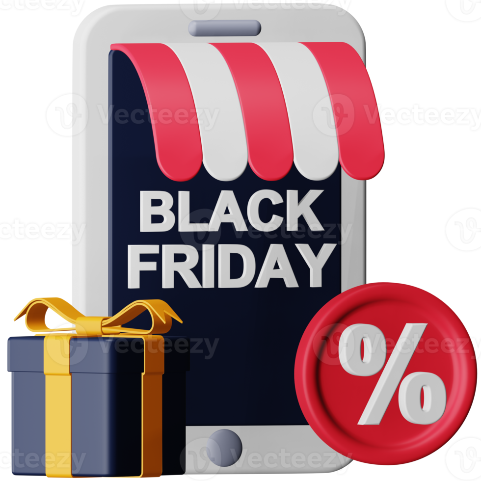 Discount store 3d rendering isometric icon. png