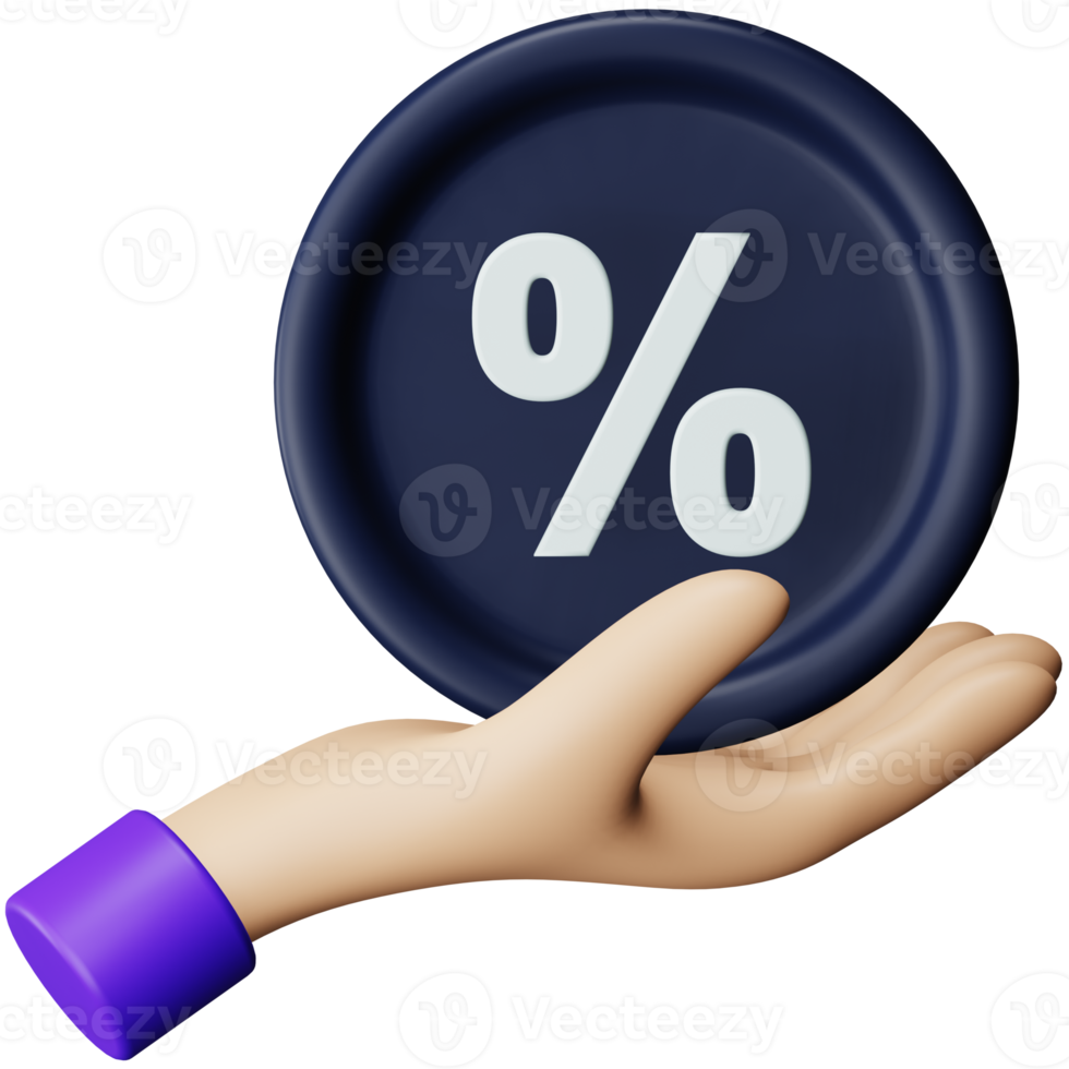 Discount 3d rendering isometric icon. png