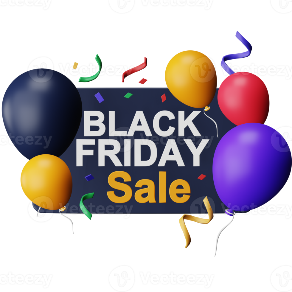 Black friday discount only today 3d rendering isometric icon. 13363821 PNG