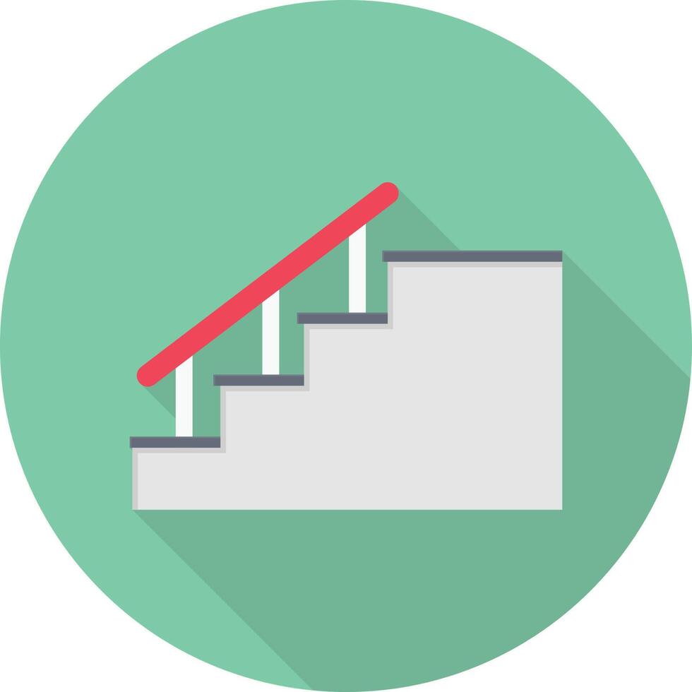 stair vector illustration on a background.Premium quality symbols.vector icons for concept and graphic design.