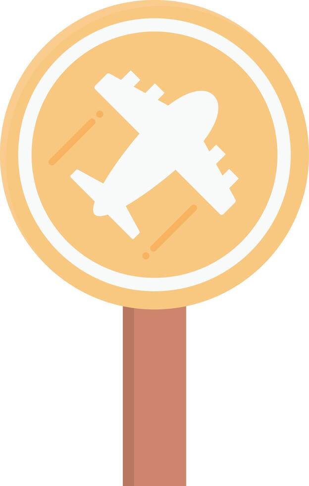 ilustración de vector de tablero de aeropuerto en un fondo. símbolos de calidad premium. iconos vectoriales para concepto y diseño gráfico.