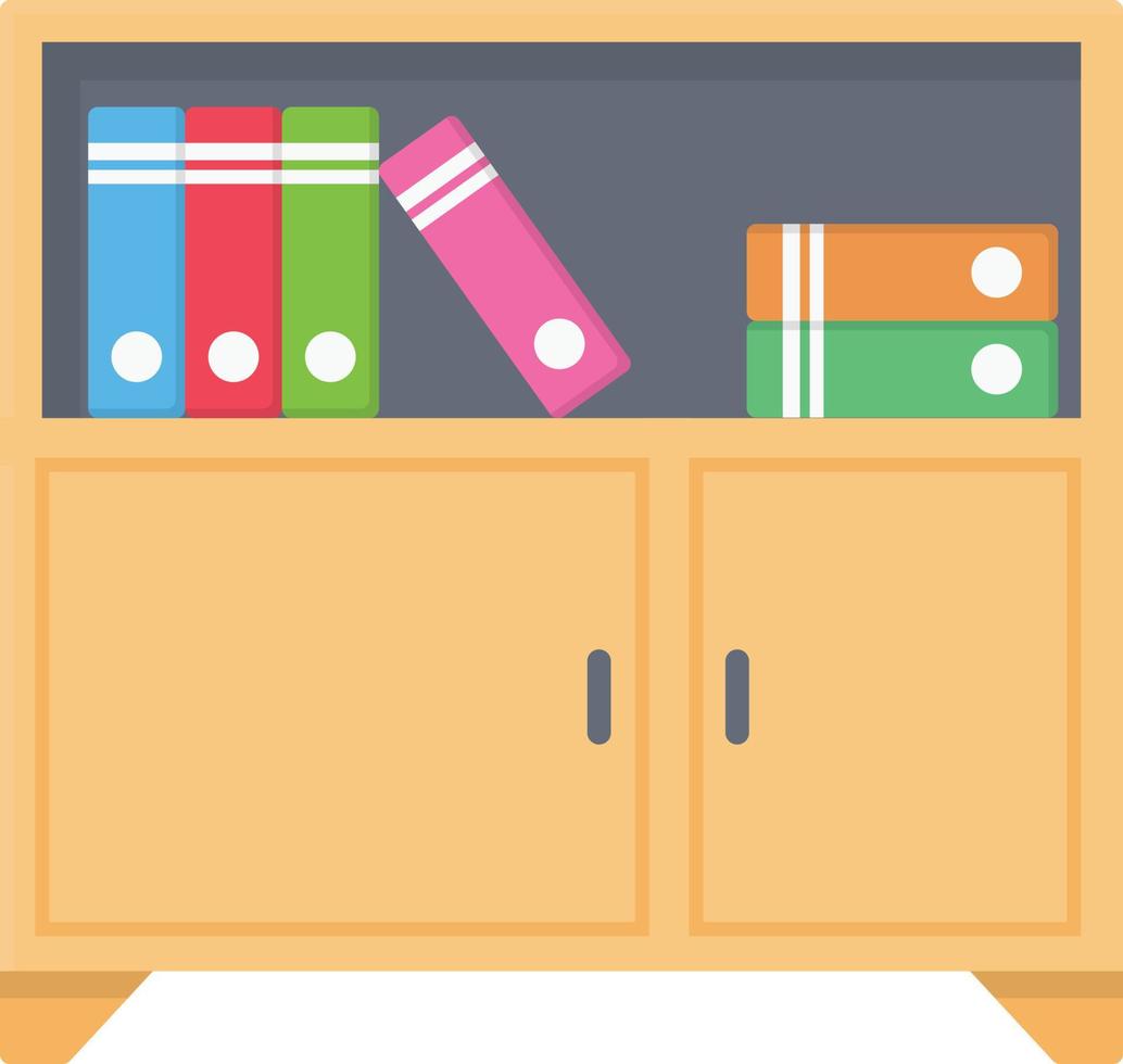 book cabinet vector illustration on a background.Premium quality symbols.vector icons for concept and graphic design.