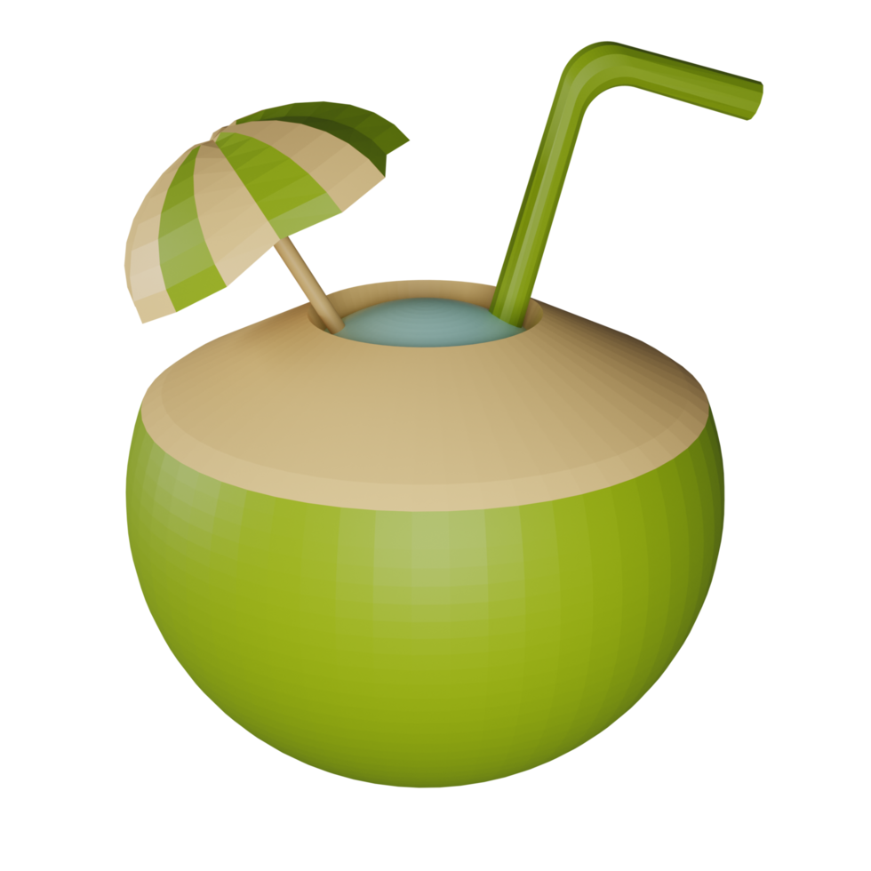 3d render cocktail png